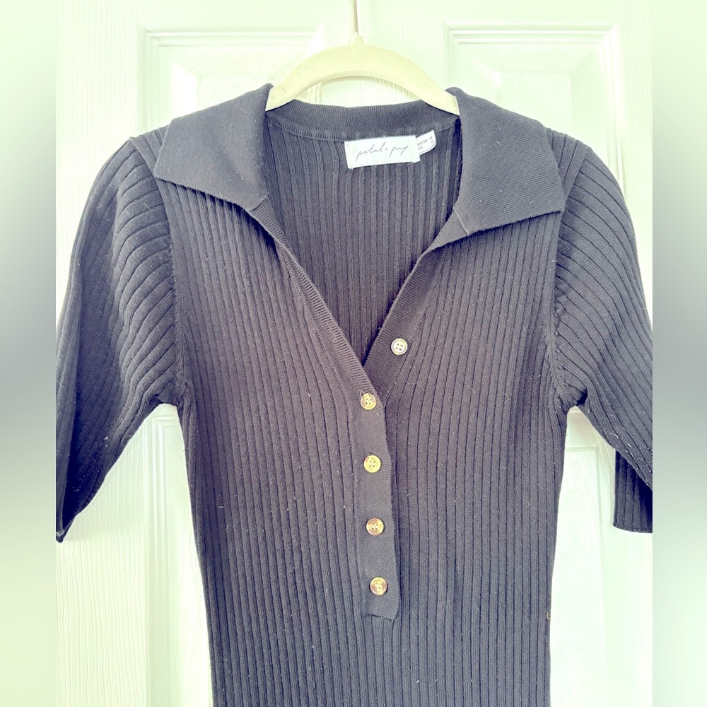 Petal & Pup Ribbed Dress